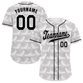 Custom White 3D Pattern Black Authentic Baseball Jersey BSBJ0a-bc0fbde