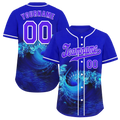 Custom Blue 3D Pattern Purple Authentic Baseball Jersey BSBJ0a-bc0fbd7