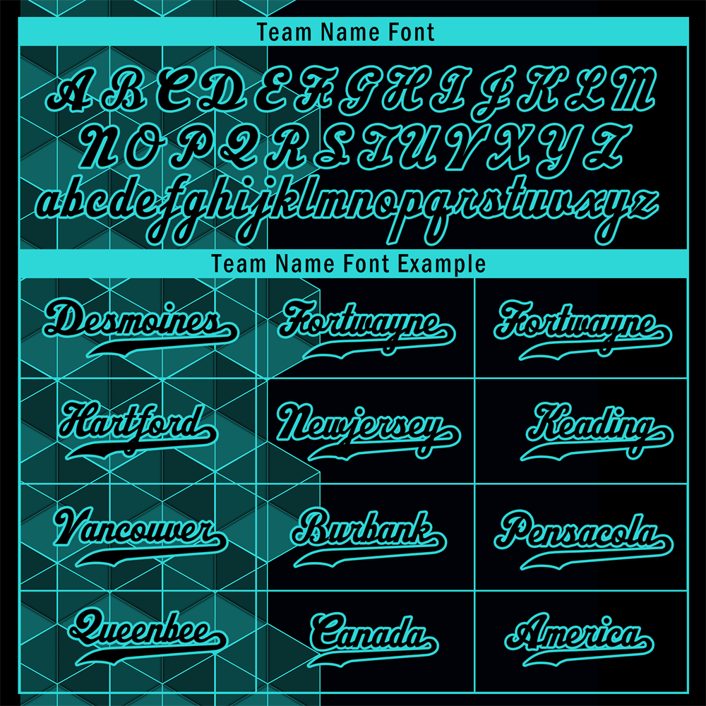Custom Black Aqua 3D Pattern Black Authentic Baseball Jersey BSBJ0a-bc0fbd8