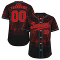 Custom Black Red 3D Pattern Red Authentic Baseball Jersey BSBJ0a-bc0fbe0