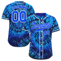 Custom Blue Tie Dye Blue Authentic Baseball Jersey BSBJ0a-bc0fbeb