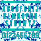 Custom White Blue Tie Dye Aqua Authentic Baseball Jersey BSBJ0a-bc0fbee