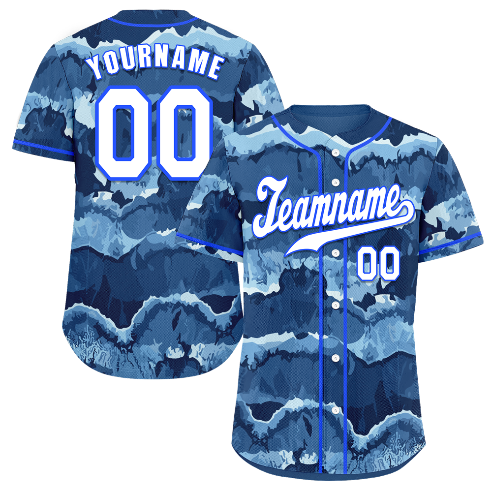Custom Grey Tie Dye White Authentic Baseball Jersey BSBJ0a-bc0fbfd