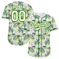 Custom Green Hawaii White Authentic Baseball Jersey BSBJ0a-bc0fb70