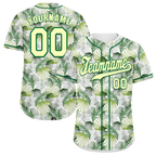 Custom Green Hawaii White Authentic Baseball Jersey BSBJ0a-bc0fb70