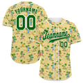 Custom Orange Hawaii Green Authentic Baseball Jersey BSBJ0a-bc0fb7b