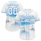 Custom White Blue Hawaii White Authentic Baseball Jersey BSBJ0a-bc0fb78