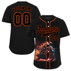 Custom Black Red Drift Fashion Black Authentic Baseball Jersey BSBJ0a-bc0fb8e