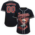 Custom Black Red Drift Fashion Red Authentic Baseball Jersey BSBJ0a-bc0fb87