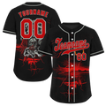 Custom Black Red Skull Fashion Red Authentic Baseball Jersey BSBJ0a-bc0fb9a