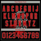 Custom Black Red Skull Fashion Red Authentic Baseball Jersey BSBJ0a-bc0fb9a