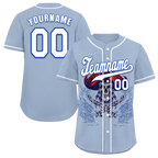 Custom Grey Skull Fashion White Authentic Baseball Jersey BSBJ0a-bc0fb9c