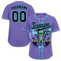 Custom Purple Skull Fashion Black Authentic Baseball Jersey BSBJ0a-bc0fb9d