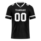 Custom Black Classic Style White Personalized Authentic Football Jersey FBJ02-bc0f00a