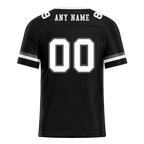 Custom Black Classic Style White Personalized Authentic Football Jersey FBJ02-bc0f00a