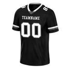 Custom Black Classic Style White Personalized Authentic Football Jersey FBJ02-bc0f00a
