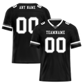 Custom Black Classic Style White Personalized Authentic Football Jersey FBJ02-bc0f00a