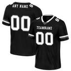 Custom Black Classic Style White Personalized Authentic Football Jersey FBJ02-bc0f00a