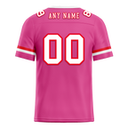 Custom Pink Classic Style White Personalized Authentic Football Jersey FBJ02-bc0f00b