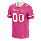 Custom Pink Classic Style White Personalized Authentic Football Jersey FBJ02-bc0f00b