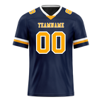 Custom Black Classic Style Orange Personalized Authentic Football Jersey FBJ02-bc0f00c