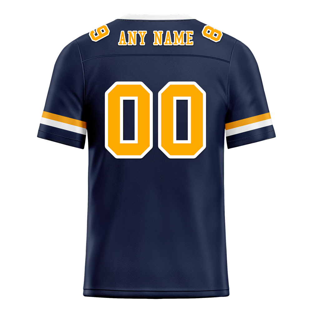 Custom Black Classic Style Orange Personalized Authentic Football Jersey FBJ02-bc0f00c