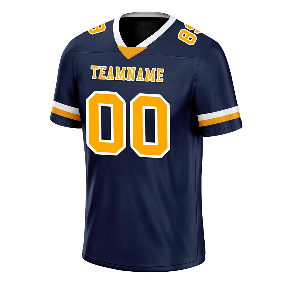 Custom Black Classic Style Orange Personalized Authentic Football Jersey FBJ02-bc0f00c