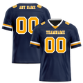 Custom Black Classic Style Orange Personalized Authentic Football Jersey FBJ02-bc0f00c