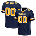 Custom Black Classic Style Orange Personalized Authentic Football Jersey FBJ02-bc0f00c