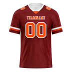 Custom Brown Classic Style Orange Personalized Authentic Football Jersey FBJ02-bc0f00d