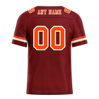Custom Brown Classic Style Orange Personalized Authentic Football Jersey FBJ02-bc0f00d