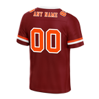 Custom Brown Classic Style Orange Personalized Authentic Football Jersey FBJ02-bc0f00d
