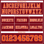 Custom Brown Classic Style Orange Personalized Authentic Football Jersey FBJ02-bc0f00d