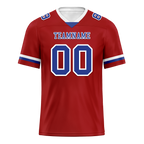 Custom Brown Classic Style Blue Personalized Authentic Football Jersey FBJ02-bc0f00f