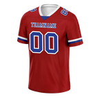 Custom Brown Classic Style Blue Personalized Authentic Football Jersey FBJ02-bc0f00f