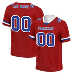 Custom Brown Classic Style Blue Personalized Authentic Football Jersey FBJ02-bc0f00f