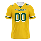 Custom Yellow Classic Style Green Personalized Authentic Football Jersey FBJ02-bc0f007