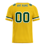 Custom Yellow Classic Style Green Personalized Authentic Football Jersey FBJ02-bc0f007