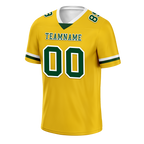 Custom Yellow Classic Style Green Personalized Authentic Football Jersey FBJ02-bc0f007