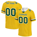 Custom Yellow Classic Style Green Personalized Authentic Football Jersey FBJ02-bc0f007