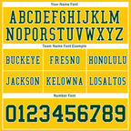 Custom Yellow Classic Style Green Personalized Authentic Football Jersey FBJ02-bc0f007