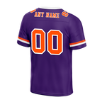 Custom Purple Classic Style Orange Personalized Authentic Football Jersey FBJ02-bc0f008