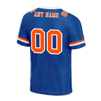 Custom Blue Classic Style Orange Personalized Authentic Football Jersey FBJ02-bc0f009