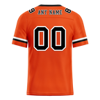 Custom Orange Classic Style Black Personalized Authentic Football Jersey FBJ02-bc0f0a0