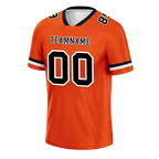 Custom Orange Classic Style Black Personalized Authentic Football Jersey FBJ02-bc0f0a0