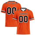 Custom Orange Classic Style Black Personalized Authentic Football Jersey FBJ02-bc0f0a0
