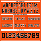 Custom Orange Classic Style Black Personalized Authentic Football Jersey FBJ02-bc0f0a0