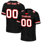Custom Black Classic Style White Personalized Authentic Football Jersey FBJ02-bc0f0aa