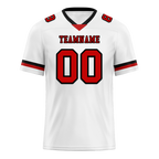 Custom White Classic Style Red Personalized Authentic Football Jersey FBJ02-bc0f0ab
