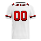 Custom White Classic Style Red Personalized Authentic Football Jersey FBJ02-bc0f0ab